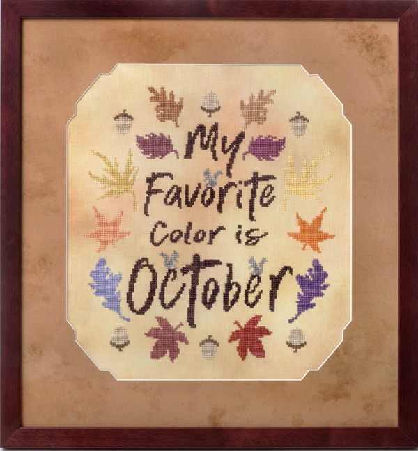 (image for) Upcoming Release: My Favorite Color Cross Stitch Chart